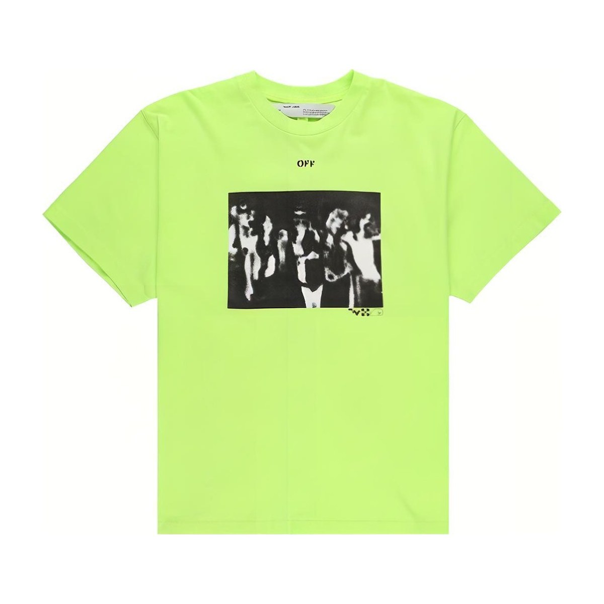 OFF-WHITE SS20 Paint Arrow T-Shirt Fluorescent Green