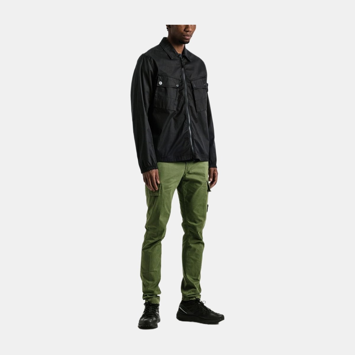 Stone Island FW22 Black Shirt Jacket