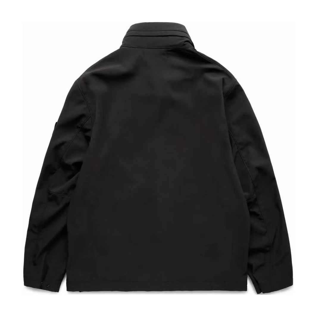 Stone Island Soft Shell Jacket Black