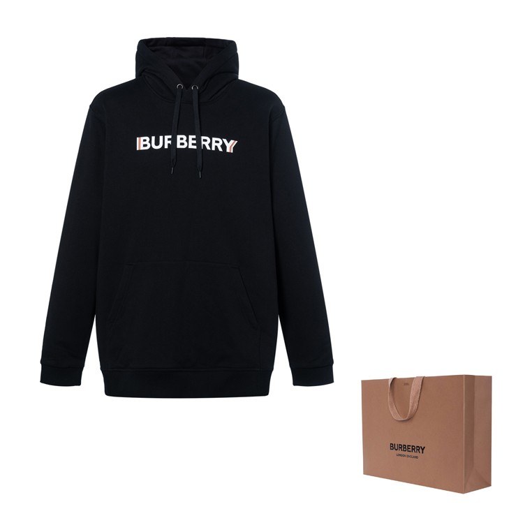 Burberry Logo Print Hoodie