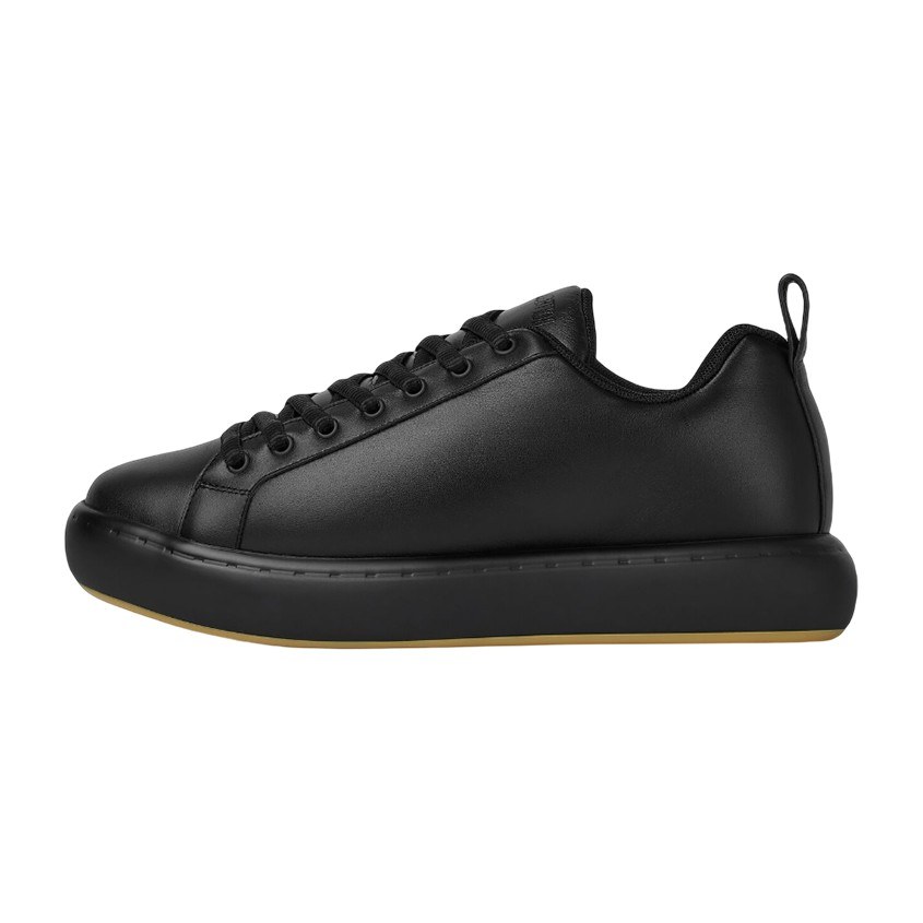 Bottega Veneta Low Top Leather Sneakers Black