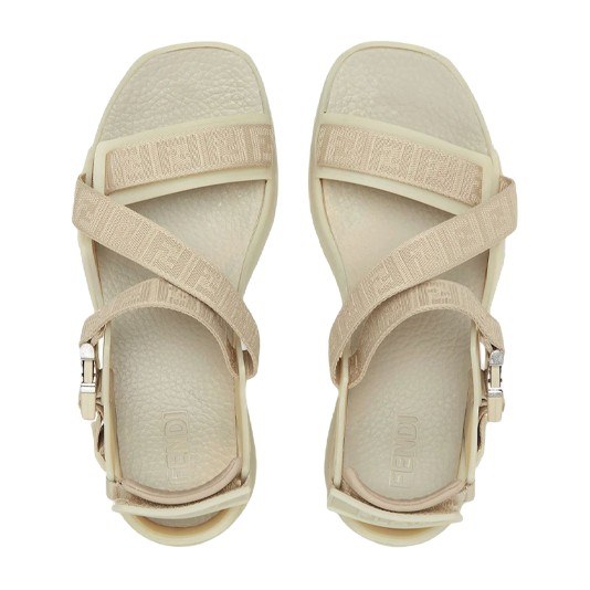 Fendi Flow Beige Sandals