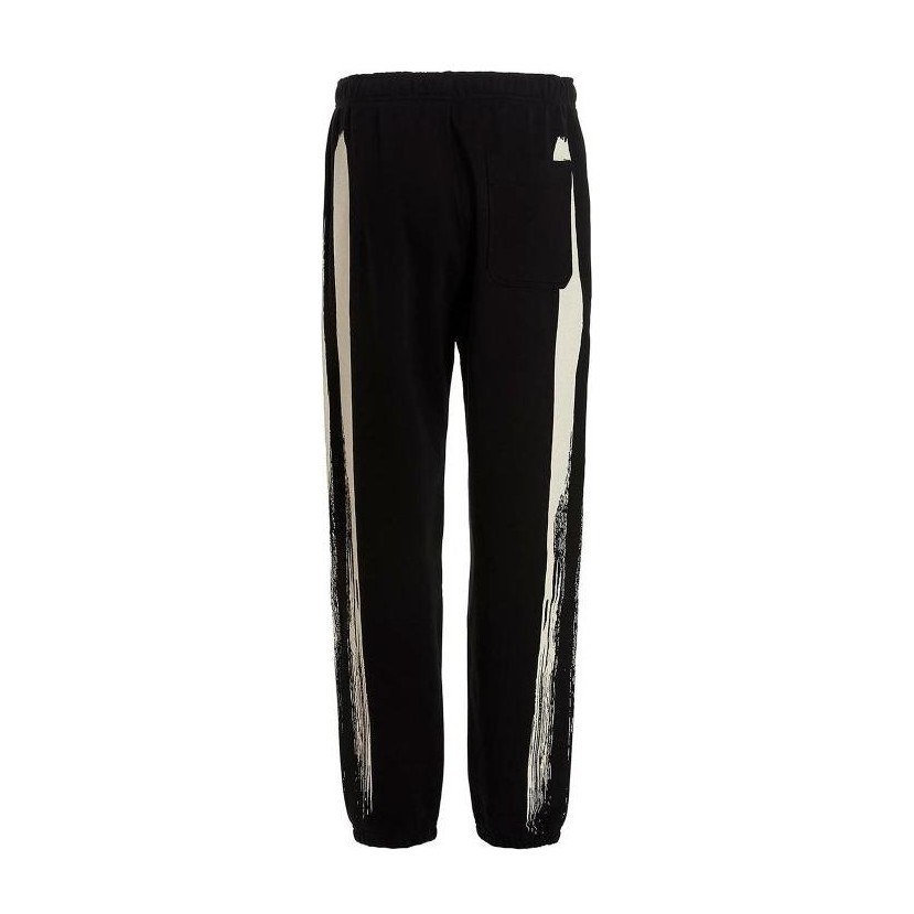 Y-3 SS23 Paint Effect French Terry Sweatpants Black