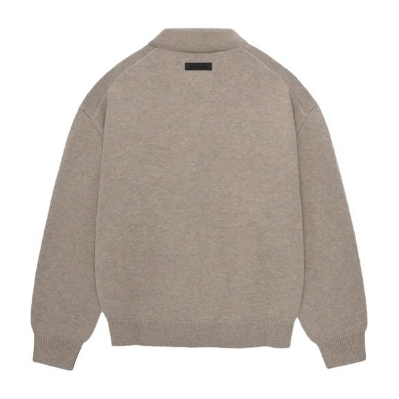 Fear of God Essentials Knit Polo Core Heather