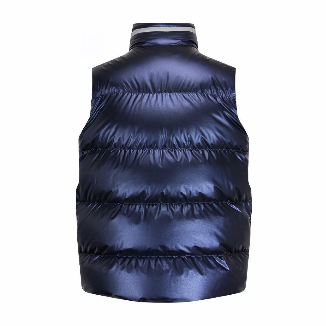 Moncler SS22 Down Vest Blue