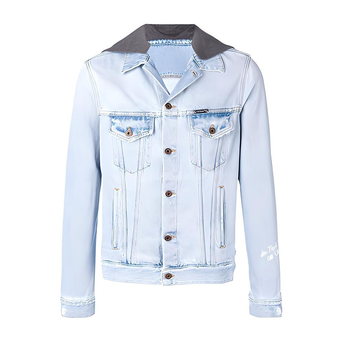 OFF-WHITE Denim Hooded Jacket