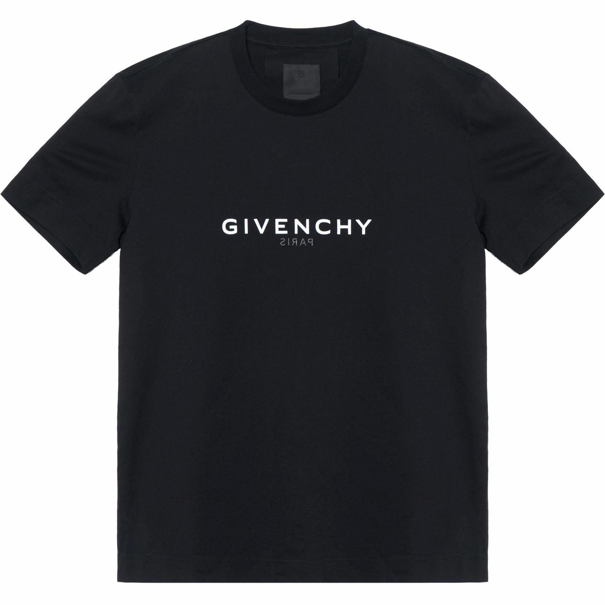 Givenchy SS21 Reverse Logo T-Shirt Black