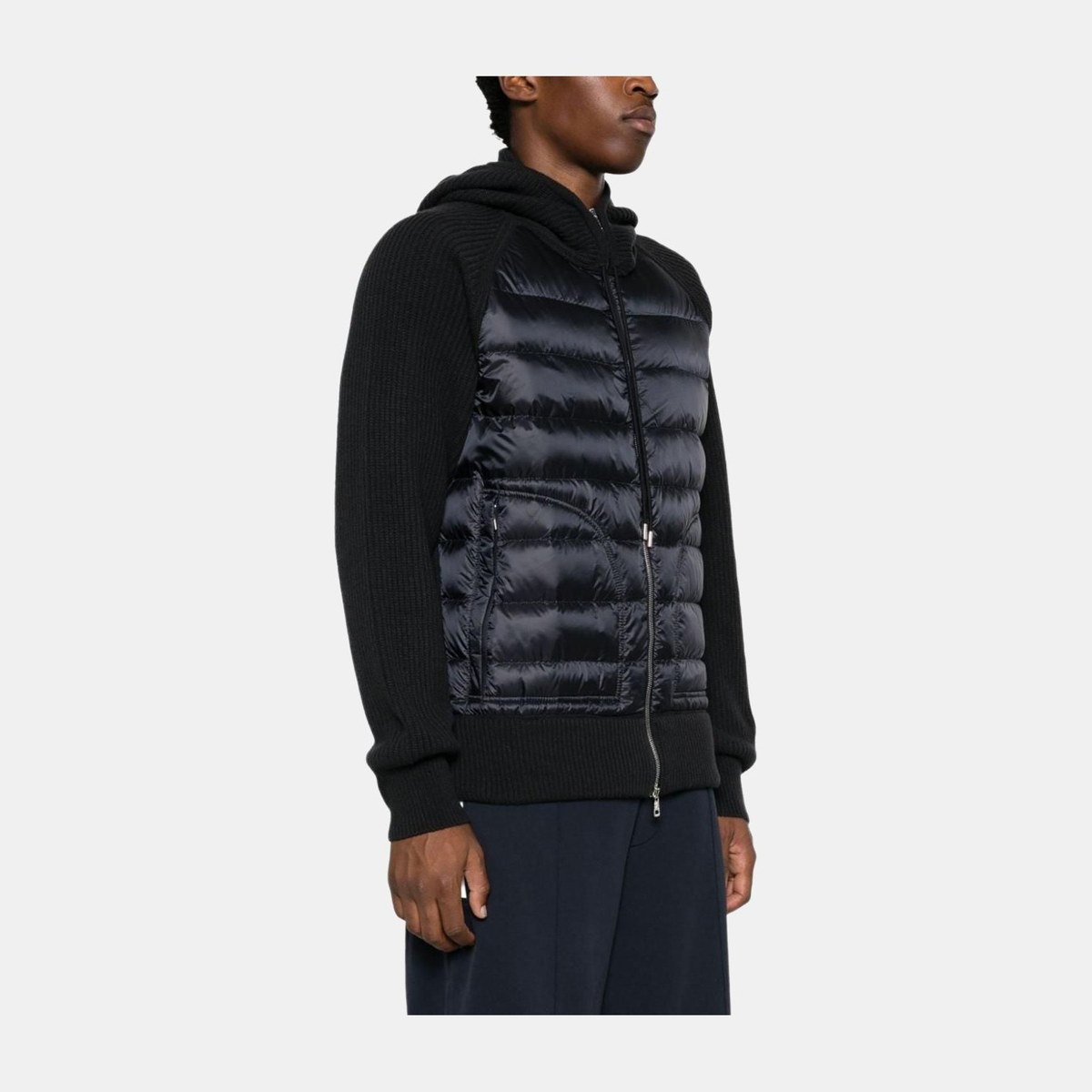 Moncler Navy Down Jacket