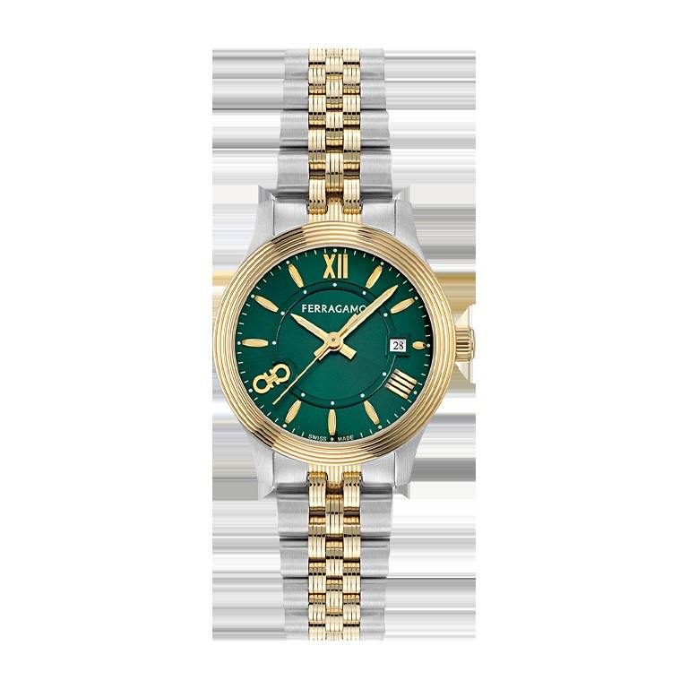 Ferragamo Quartz Watch 28 Silver Dial