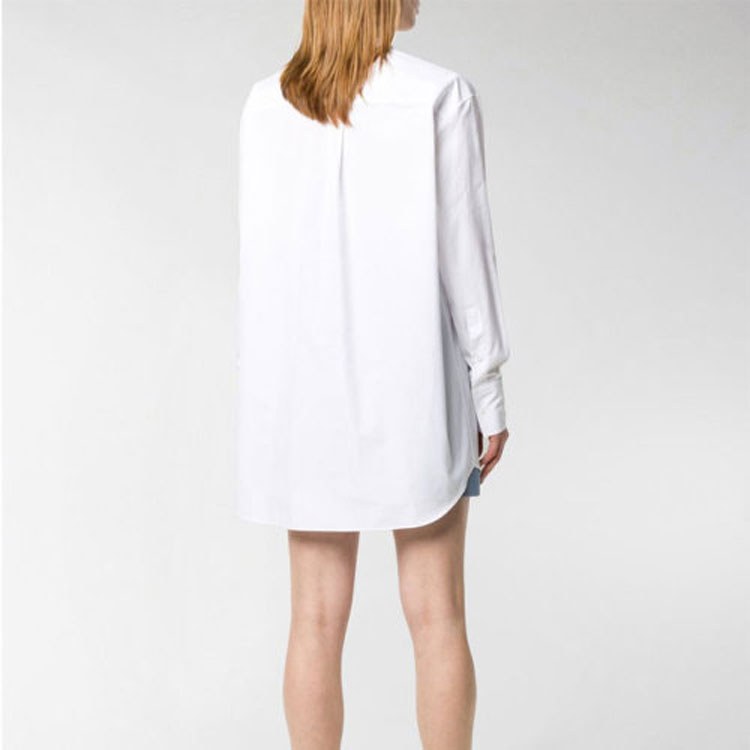 Valentino Logo Cotton Shirt White