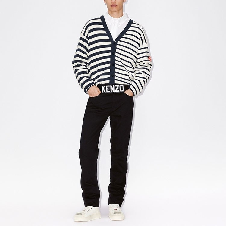 KENZO SS23 V-Neck Sweater Midnight Blue