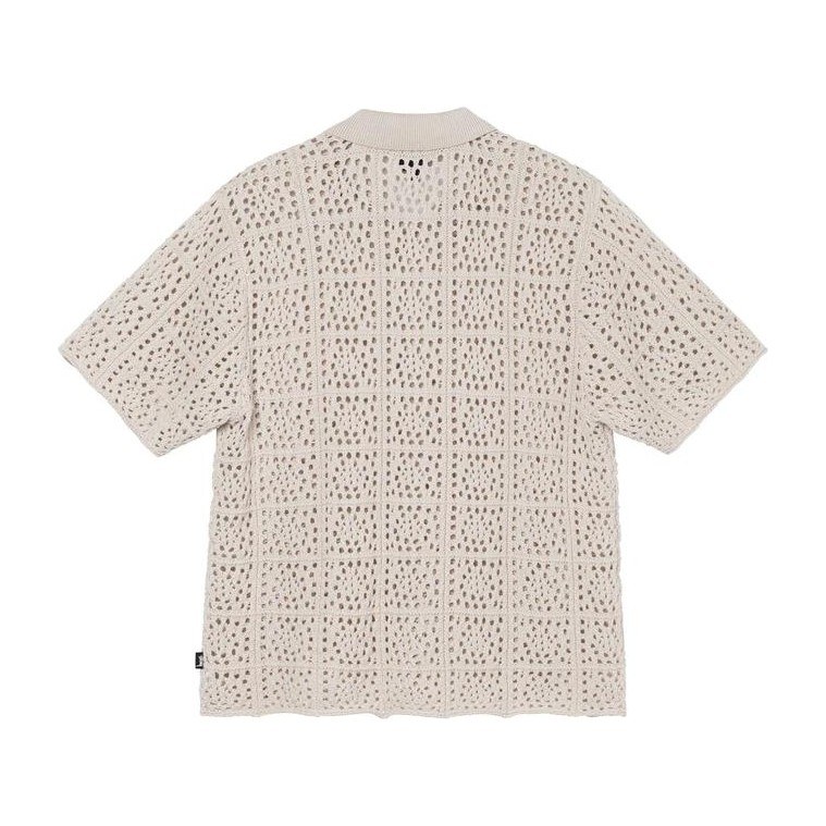 Stussy Crocheted Short Sleeve Shirt