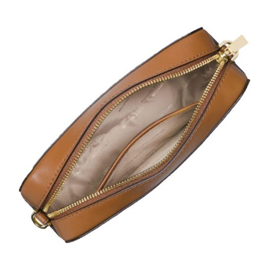 Michael Kors Jet Set Camera Bag Vanilla Brown