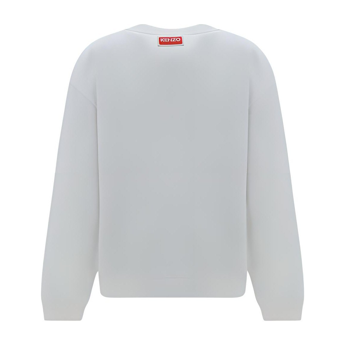 KENZO Tiger Print Crewneck Sweatshirt White