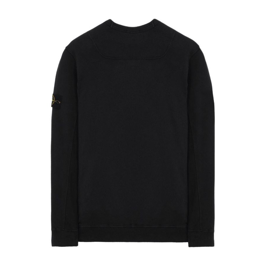 Stone Island FW23 Logo Crewneck Sweater Black