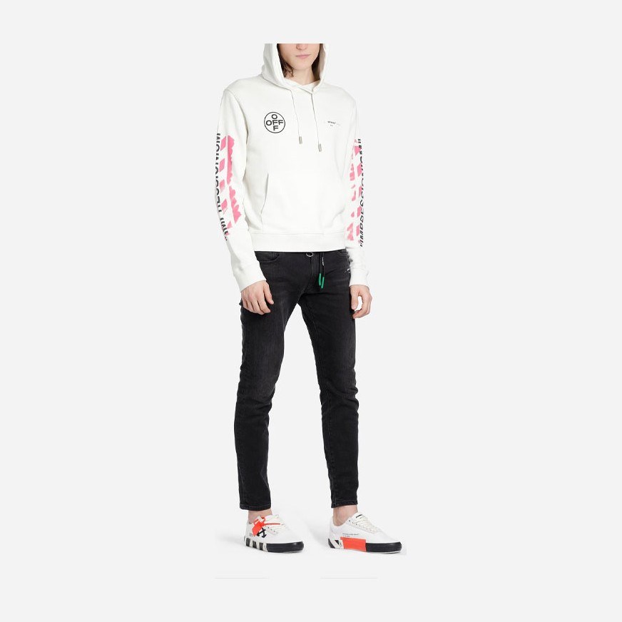 OFF-WHITE SS19 Hoodie White