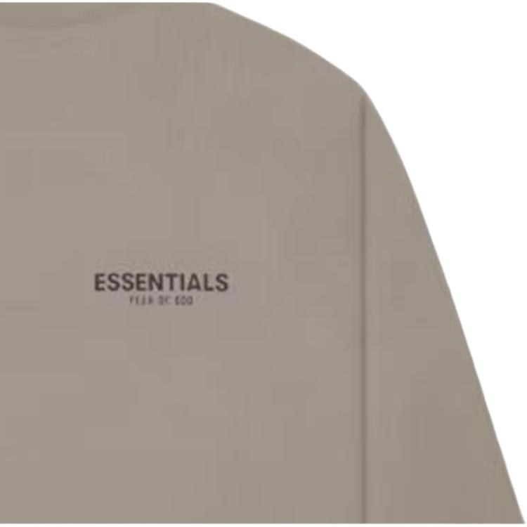 Fear of God Essentials Sage Mock Neck Sweatshirt Taupe