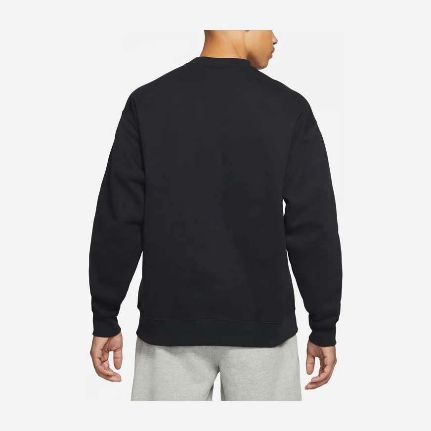 Stussy x Nike Embroidered Logo Crewneck Black