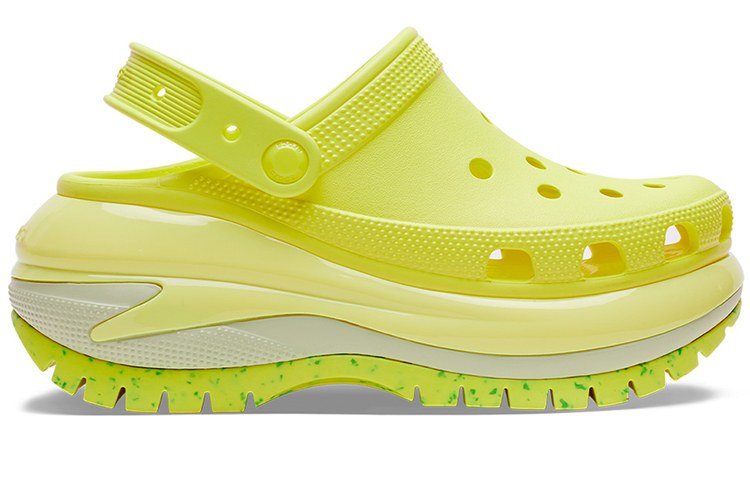 Crocs Classic Platform Clog Acid Yellow