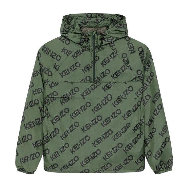 KENZO FW22 Logo Hoodie Jacket Green
