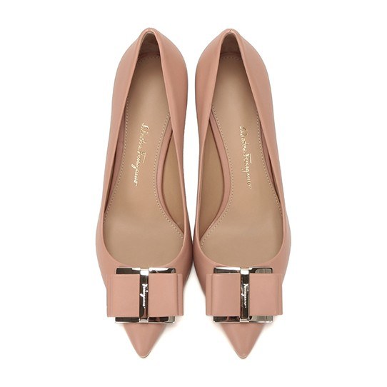 FERRAGAMO Zeri 70 Double Bow Pump