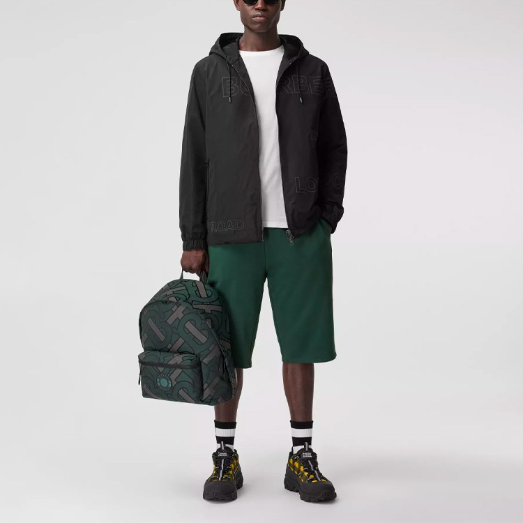 Burberry Hooded Zip Jacket Black