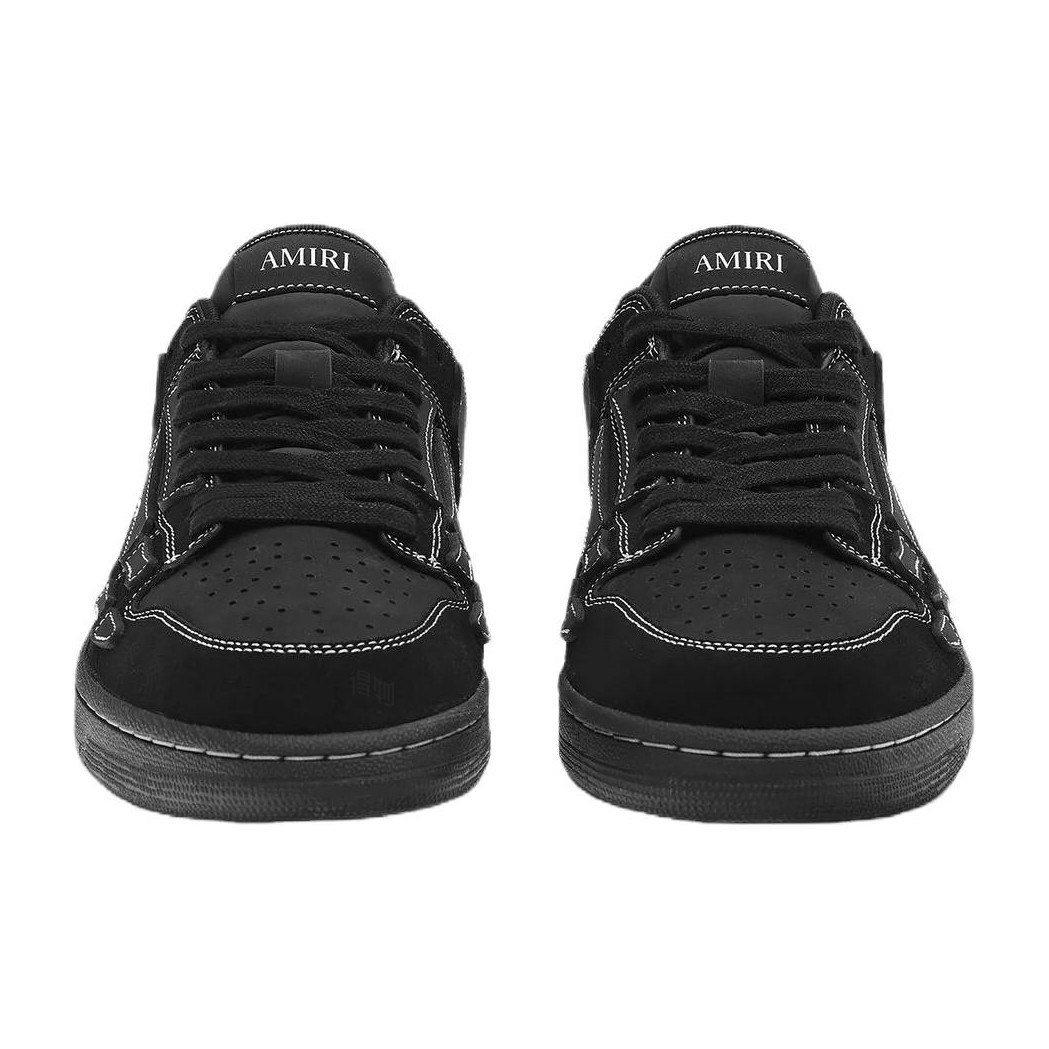 AMIRI Skel-Top Low Black
