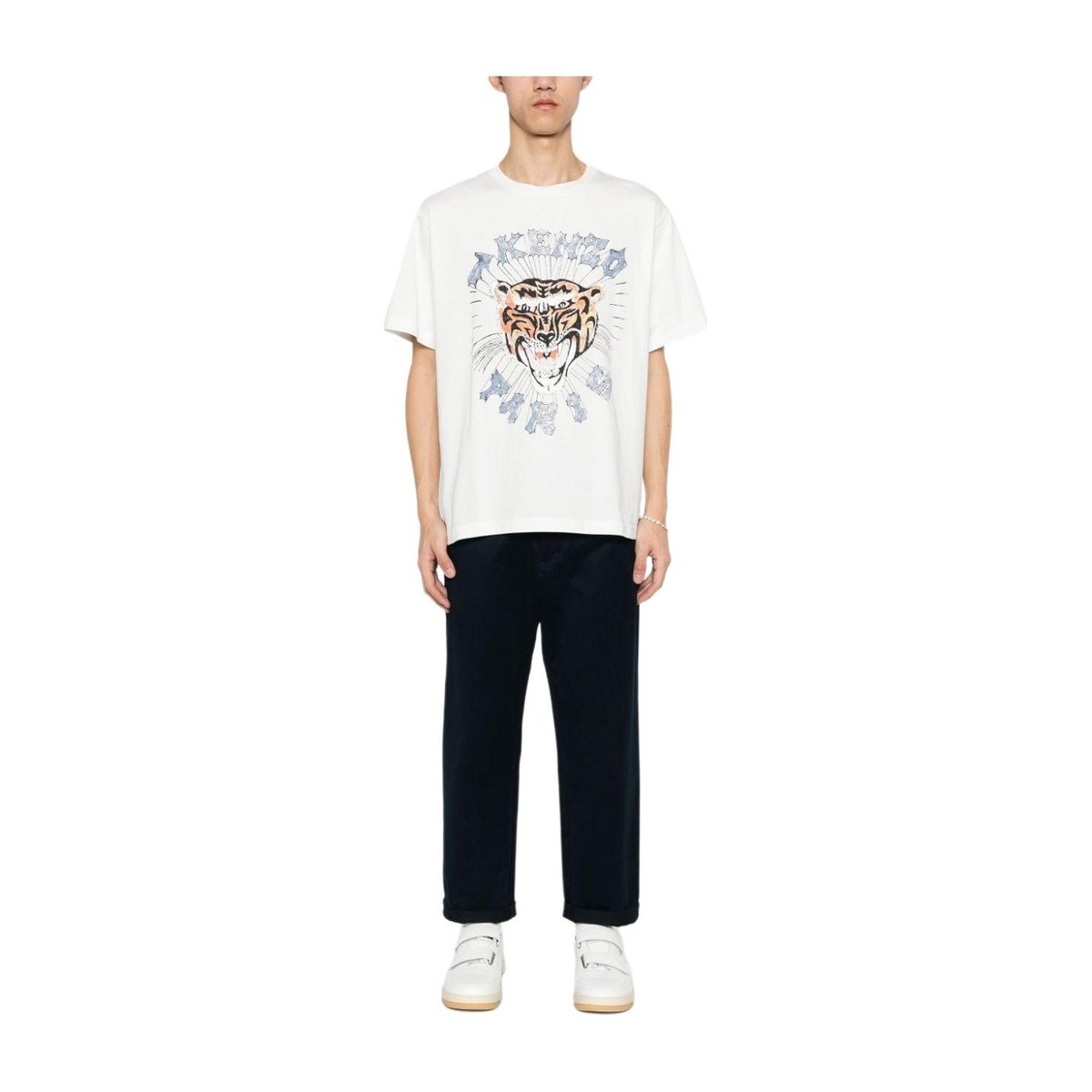 KENZO Animal Print T-Shirt White