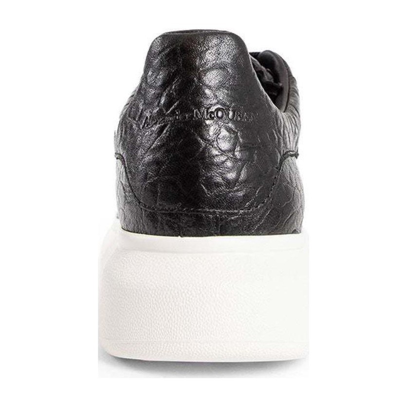 Alexander McQueen Leather Low Top Sneakers Black