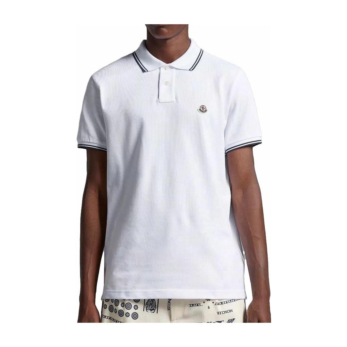 Moncler Logo Patch Polo Shirt