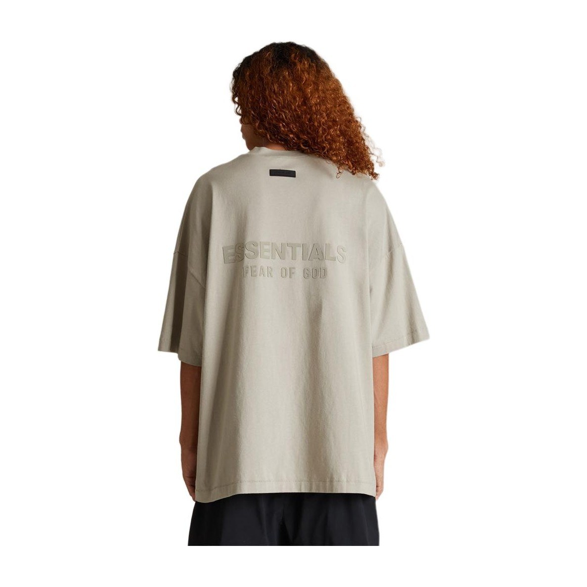Fear of God Essentials V-Neck Tshirt Seal Grey