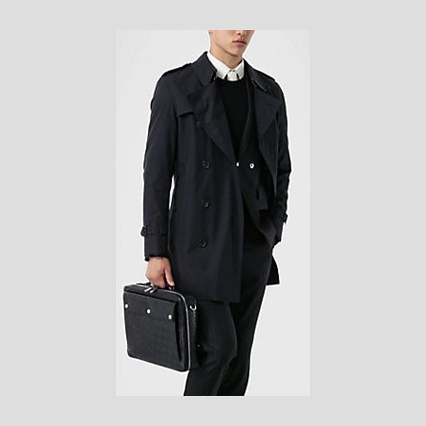 Burberry Wimbledon Trench Coat Navy