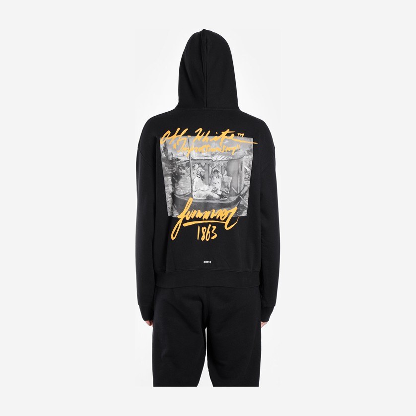 OFF-WHITE Hoodie Black