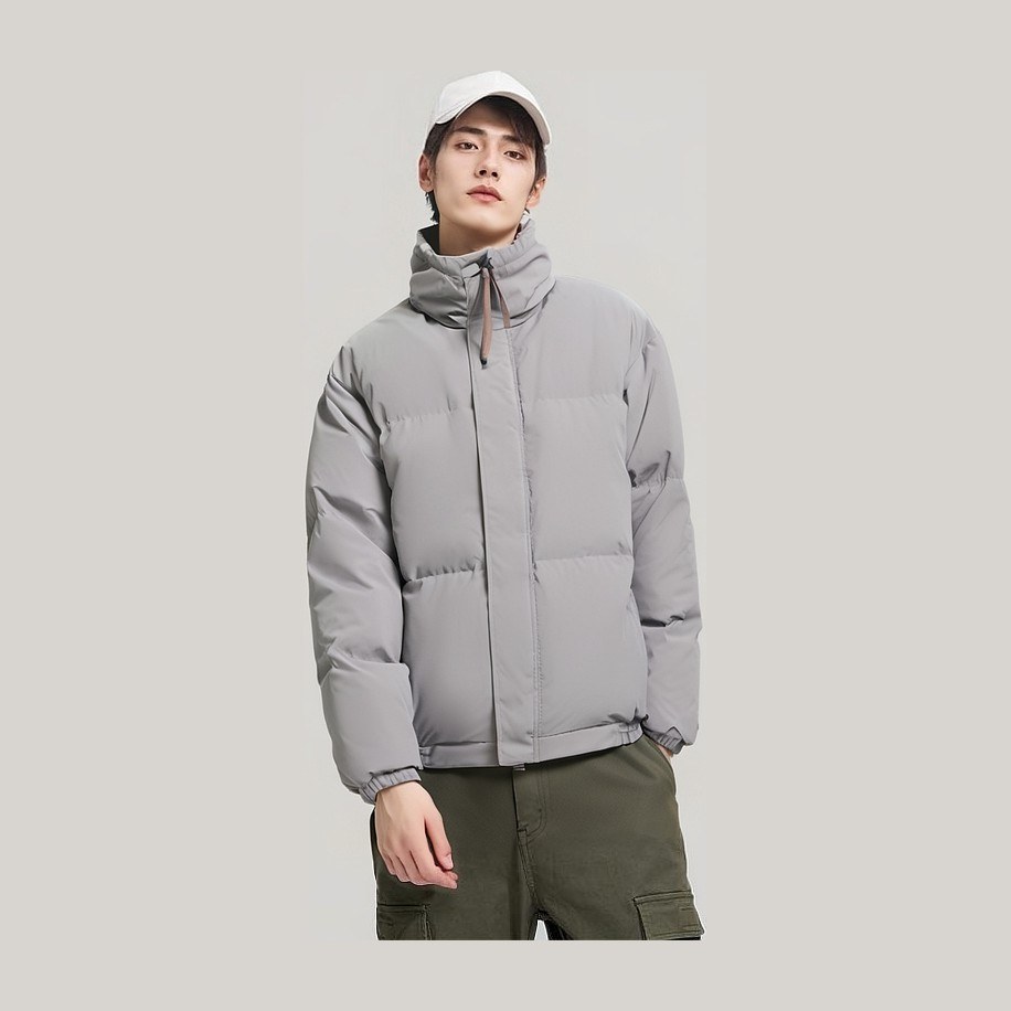 Fear of God Essentials SS20 Puffer Jacket Silver Reflective