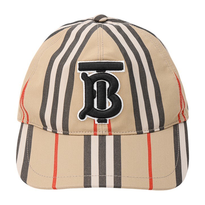 Burberry Logo Embroidered Baseball Cap Beige