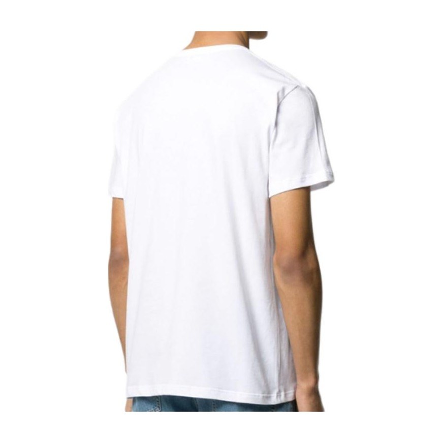 Alexander McQueen Skull Floral Print T-Shirt White