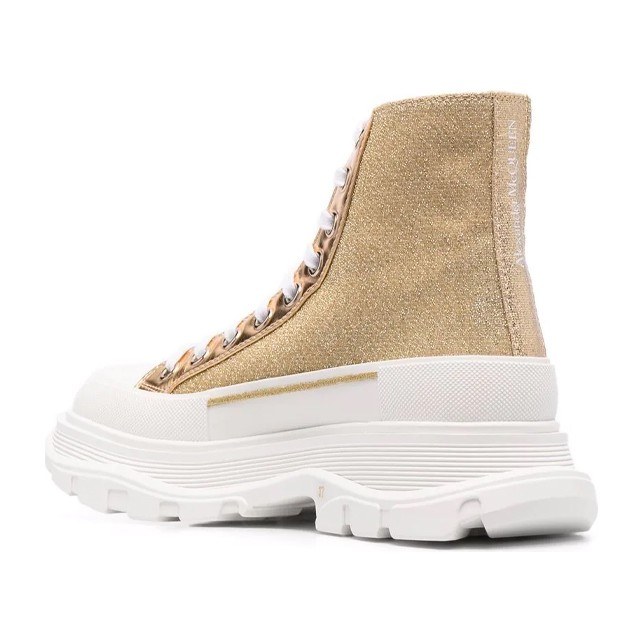 Alexander McQueen Tread Slick Gold