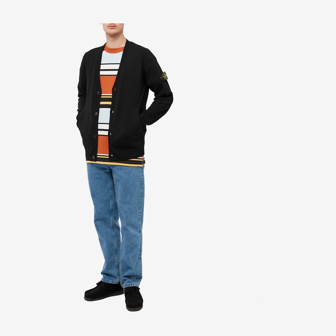 Stone Island FW22 Black Wool Sweater