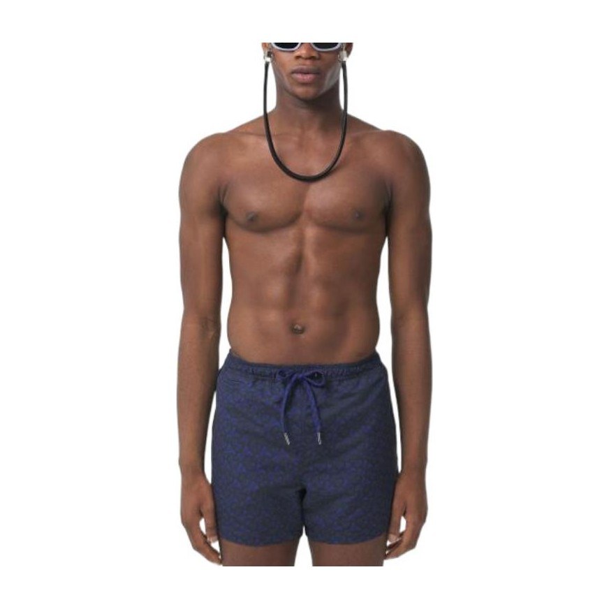 Burberry Logo Print Drawstring Shorts
