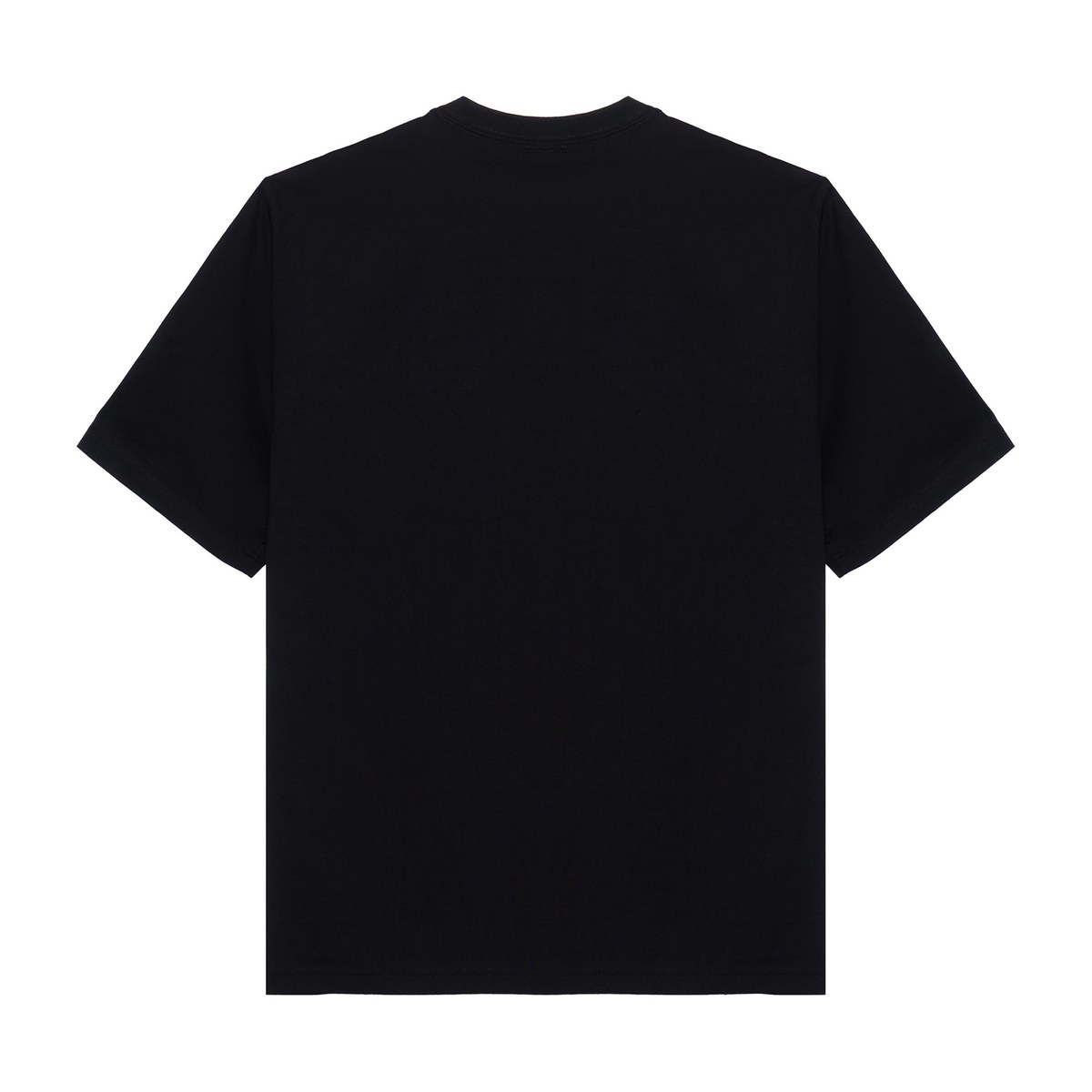 Burberry SS24 Striped Applique Crewneck T-Shirt Black