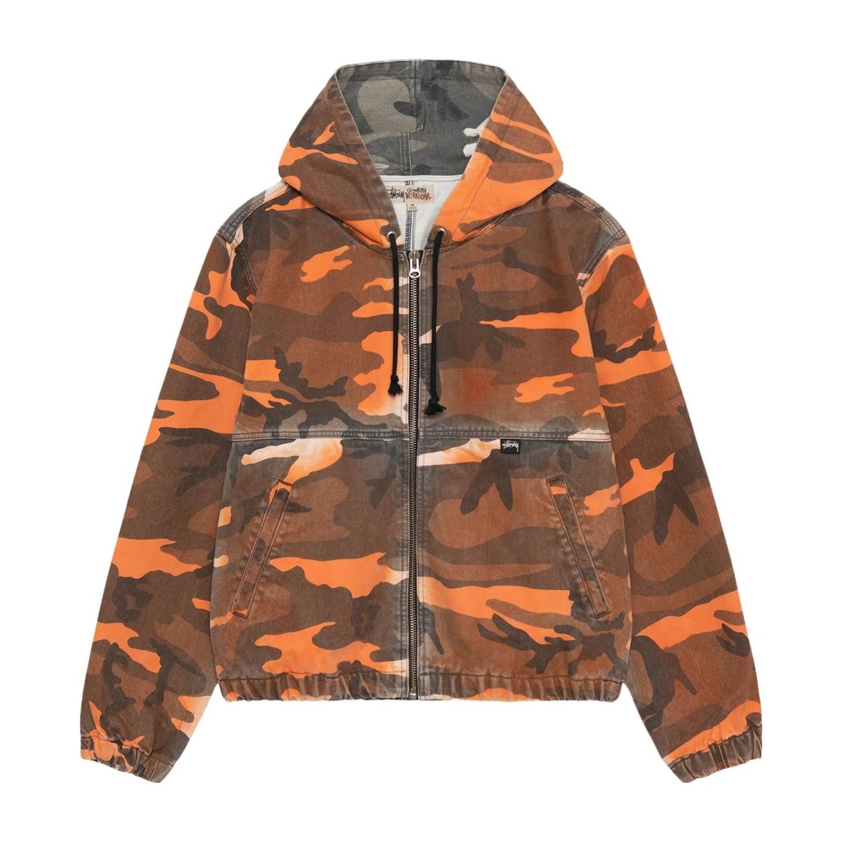 Stussy Spray Dye Hooded Work Jacket