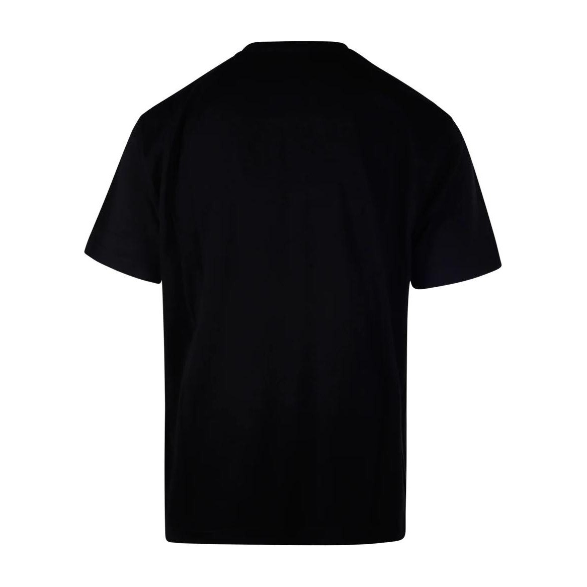 Stone Island Logo Print Crewneck T-Shirt Black