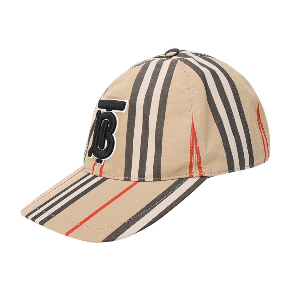 Burberry Logo Embroidered Baseball Cap Beige