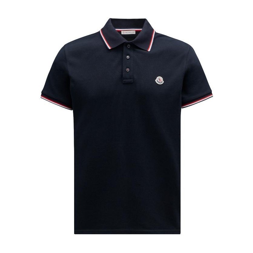 Moncler SS24 Polo Navy