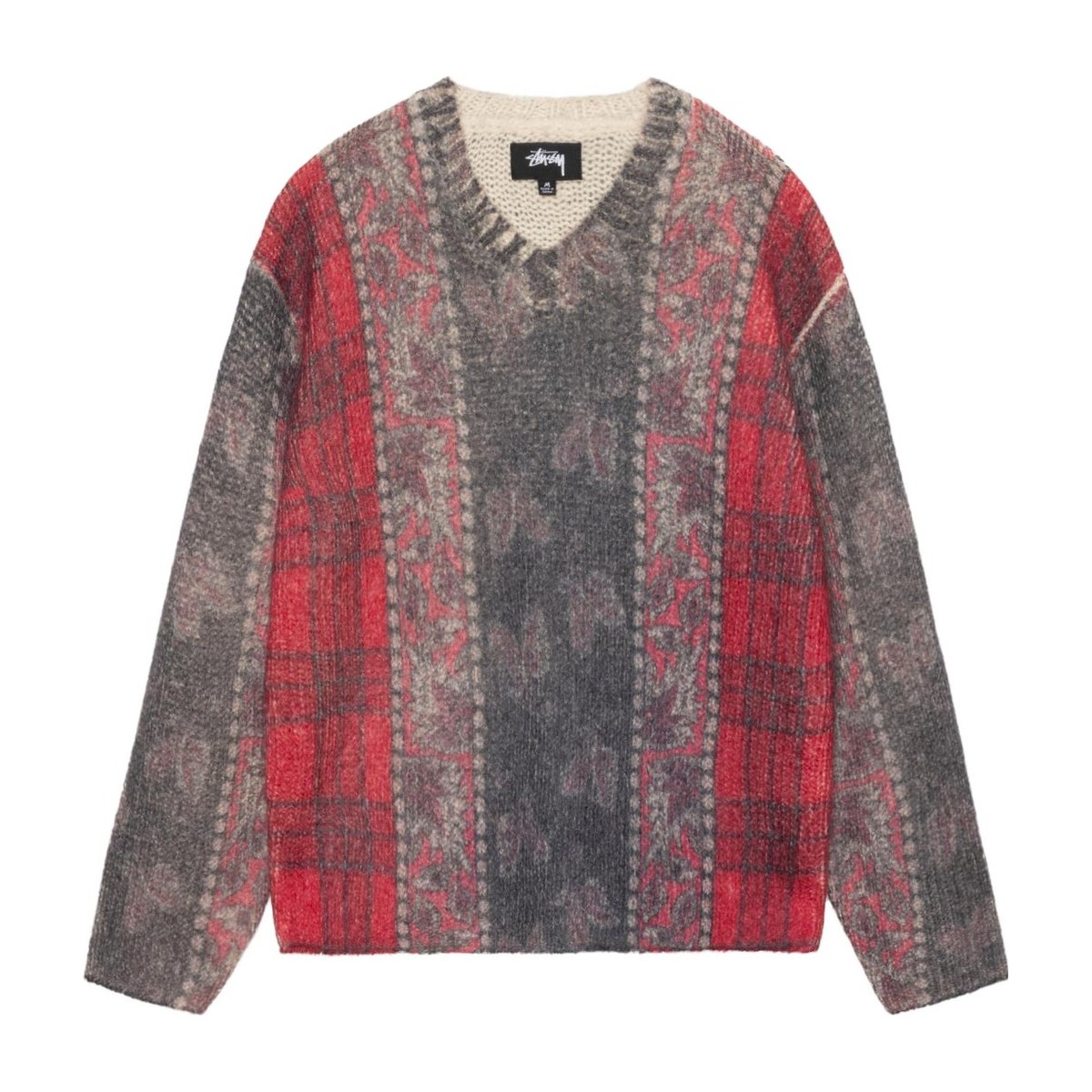 Stussy Paisley V-Neck Sweater