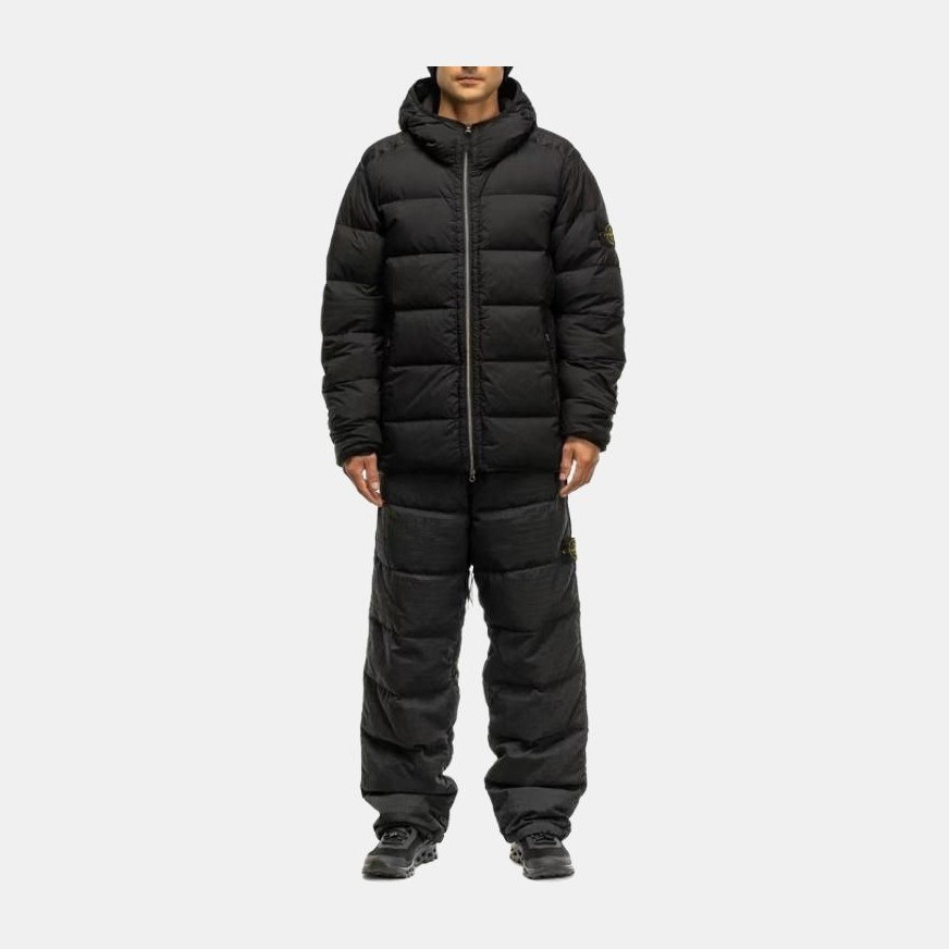 Stone Island SS23 Quilted Down Jacket Black