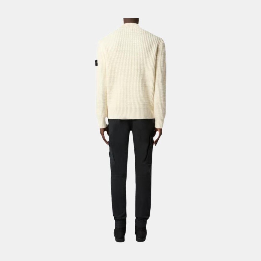 Stone Island Crew Neck Sweater Beige