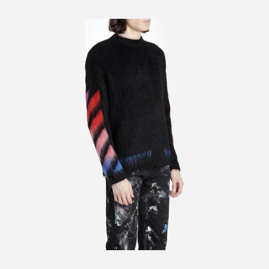 OFF-WHITE FW19 Mohair Sweater Black