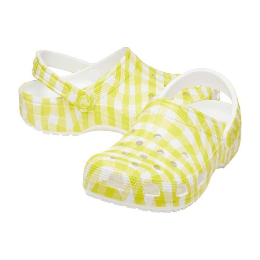 Crocs Classic Gingham Clog Daylily