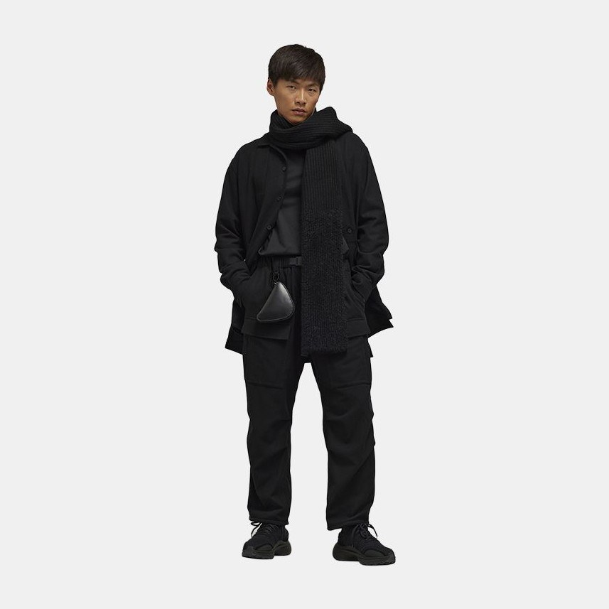 Y-3 Flannel Shirt Black